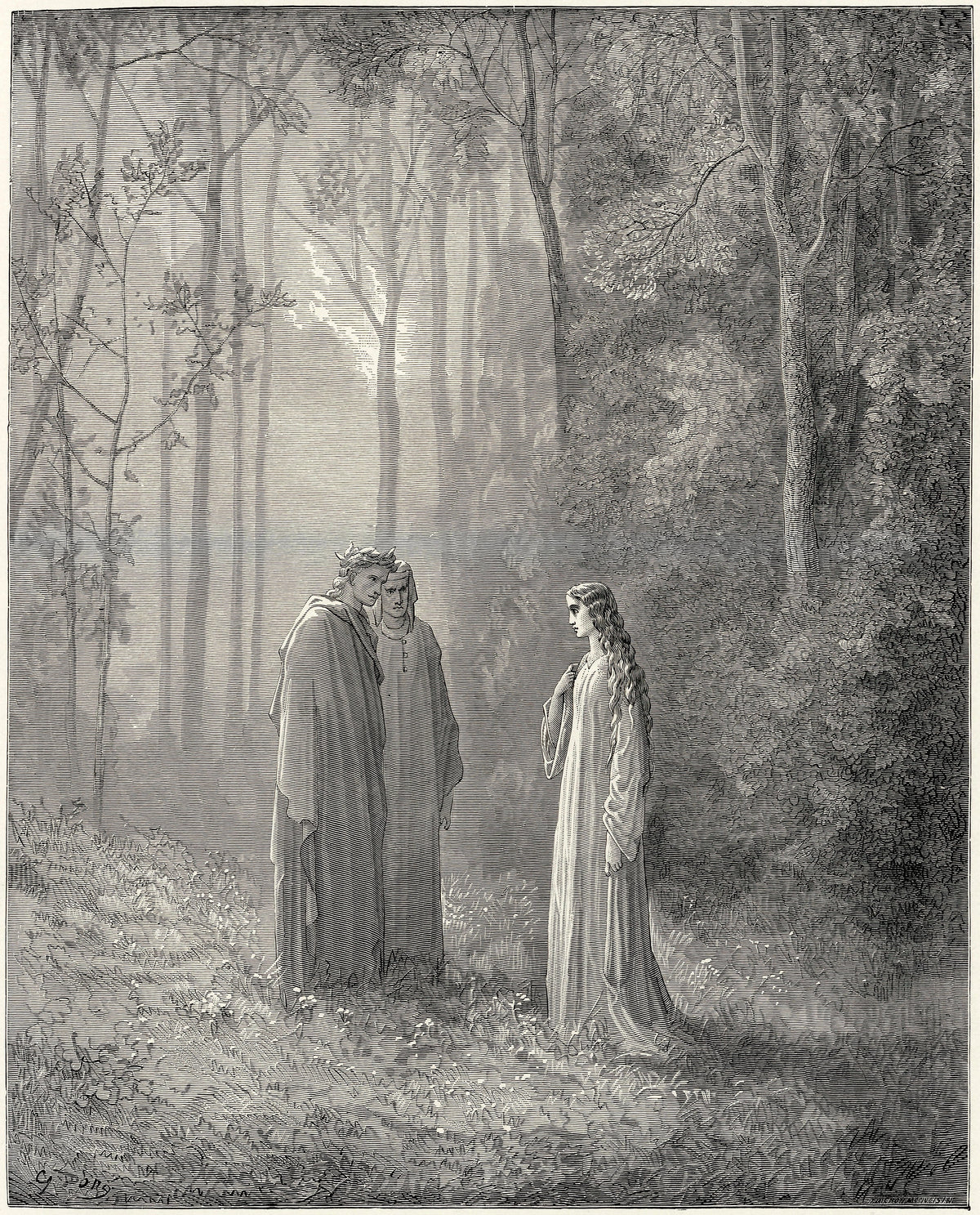 Gustave Doré — Purgatorio, Canto V: I Once Was Pia | Dante Illustration Print - 9ArtPrints