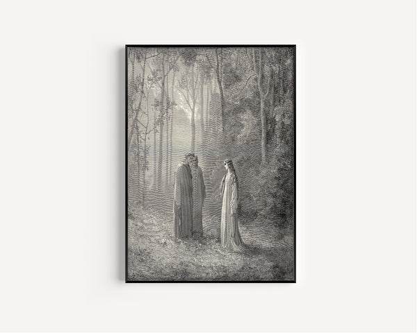Gustave Doré — Purgatorio, Canto V: I Once Was Pia | Dante Illustration Print