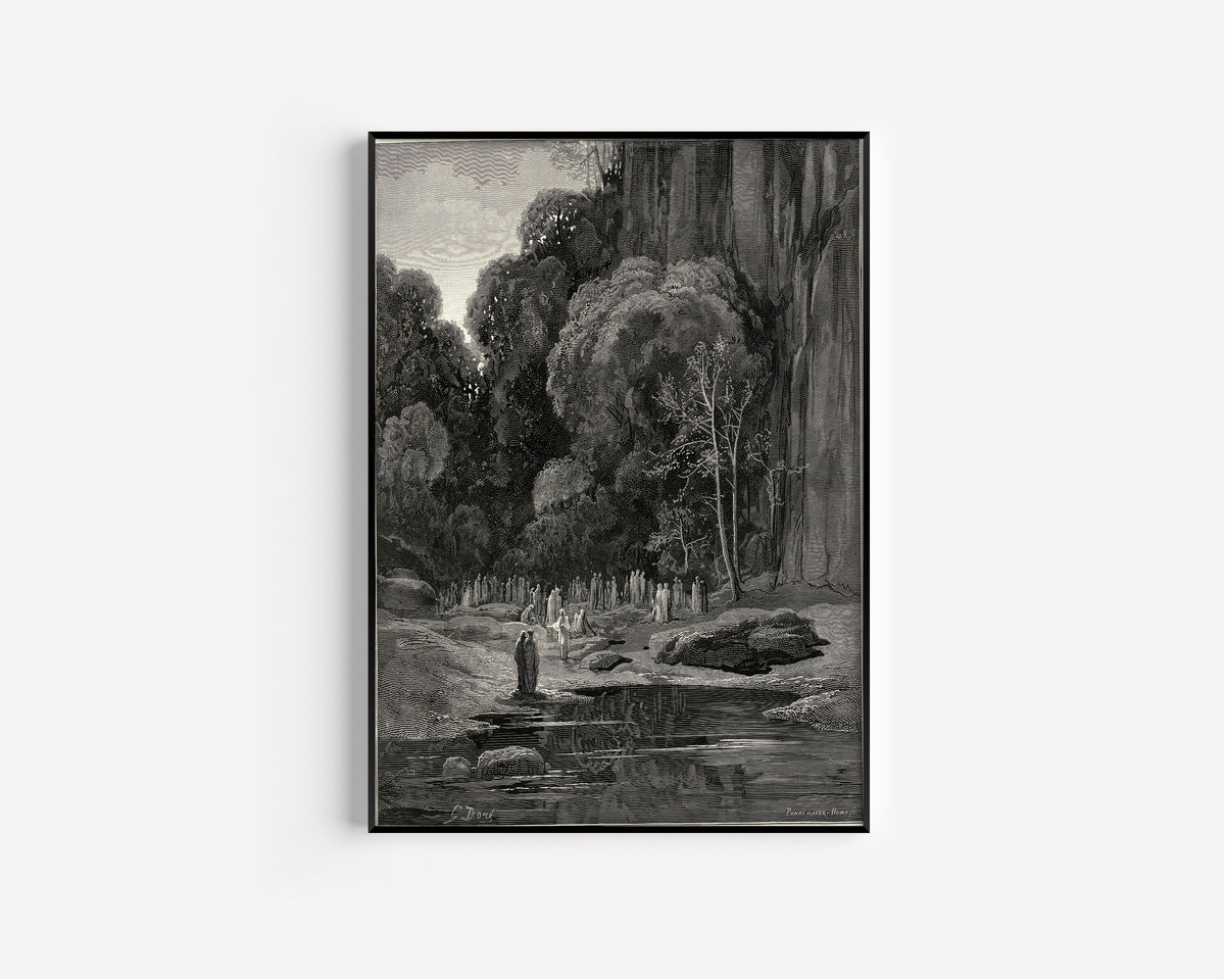 Gustave Doré — Purgatorio, Canto V: The Souls Who Throng Around Us | Dante Illustration Print - 9ArtPrints