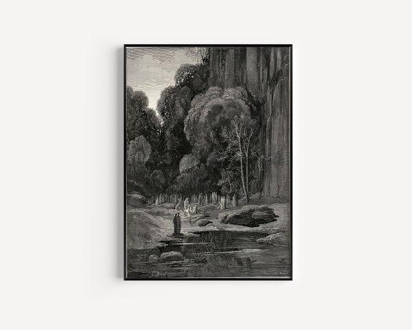 Gustave Doré — Purgatorio, Canto V: The Souls Who Throng Around Us | Dante Illustration Print