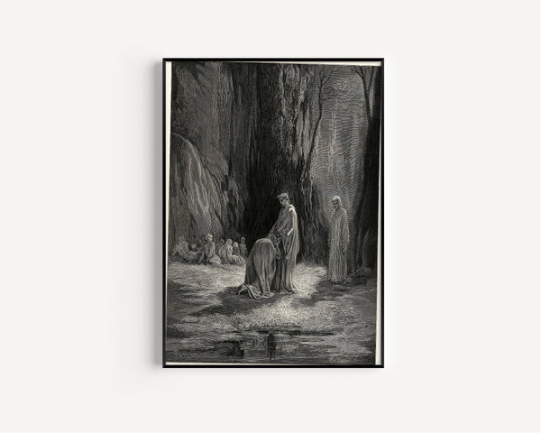 Gustave Doré — Purgatorio, Canto VII: Sordello's Reply | Dante Illustration Print