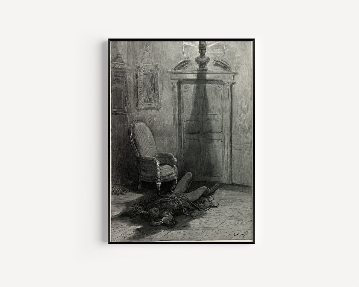 Gustave Doré — Shall be lifted — nevermore! | Gothic Illustration Print - 9ArtPrints