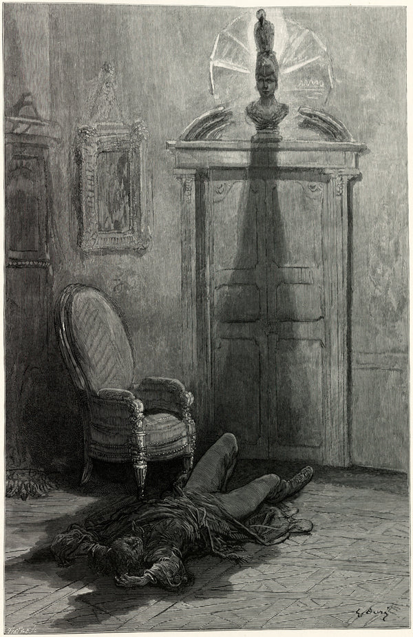 Gustave Doré — Shall be lifted — nevermore! | Gothic Illustration Print