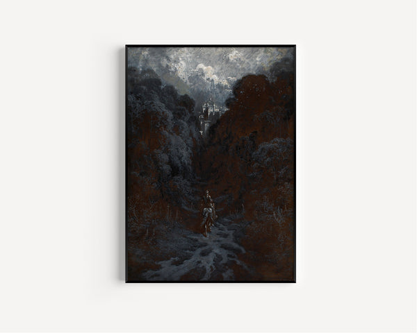 Gustave Doré — Sir Lancelot Approaching the Castle of Astolat | Fine Art Print