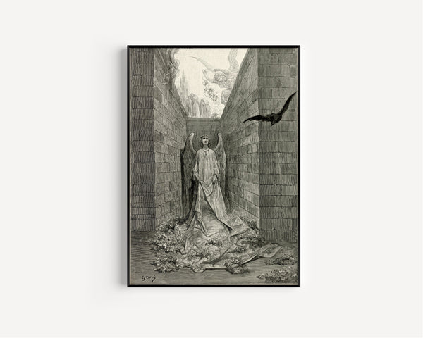 Gustave Doré — Sorrow for the lost Lenore | Gothic Illustration Print