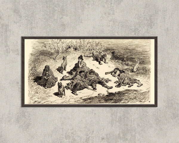 Gustave Doré — Spanish Smugglers (Contrebandiers espagnols) | Etching Print