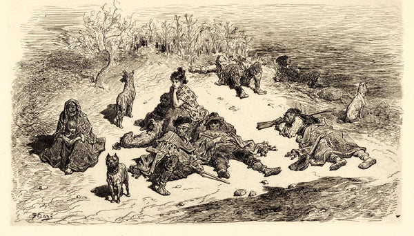 Gustave Doré — Spanish Smugglers (Contrebandiers espagnols) | Etching Print
