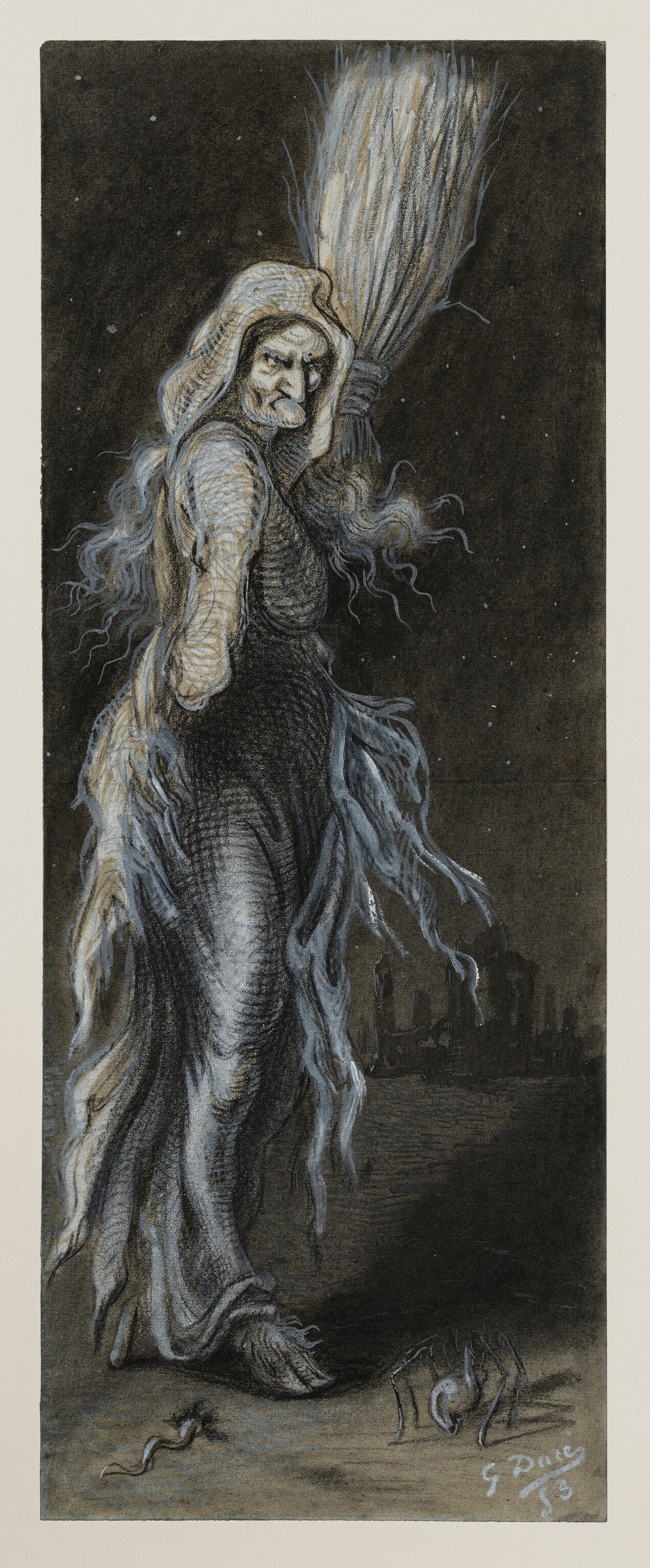 Gustave Doré — The Witch | Fine Art Print - 9ArtPrints