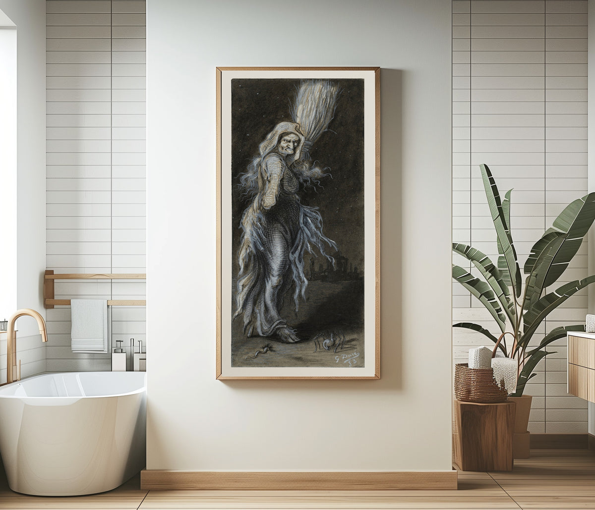 Gustave Doré — The Witch | Fine Art Print - 9ArtPrints