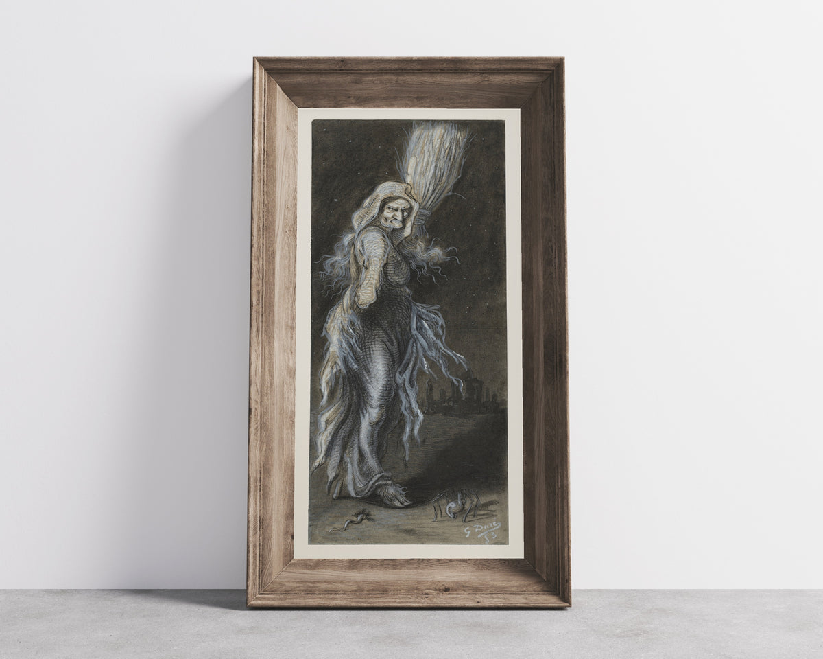 Gustave Doré — The Witch | Fine Art Print - 9ArtPrints