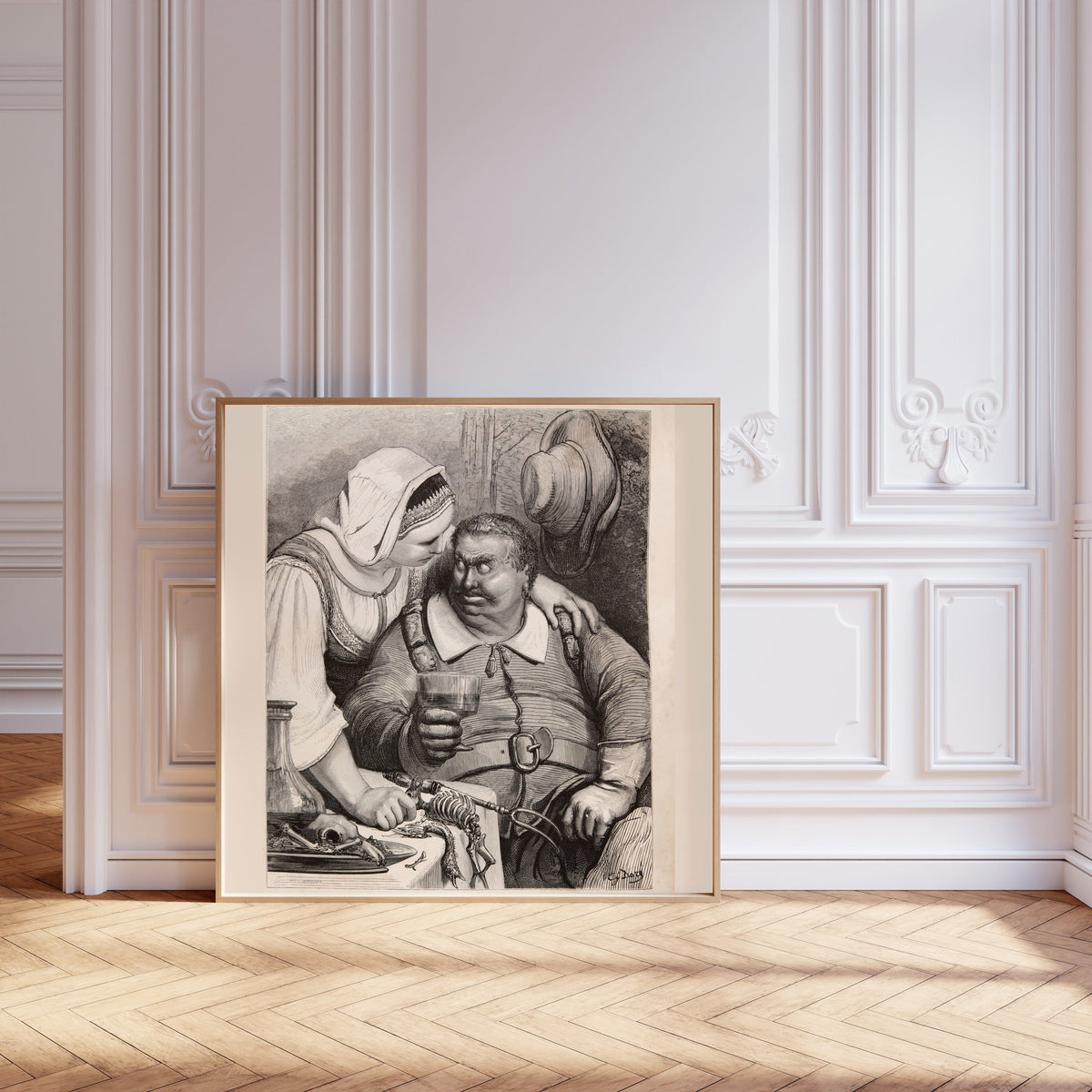 Gustave Doré — Tom Thumb: The Ogre at Supper | Fairy Tale Illustration Print - 9ArtPrints