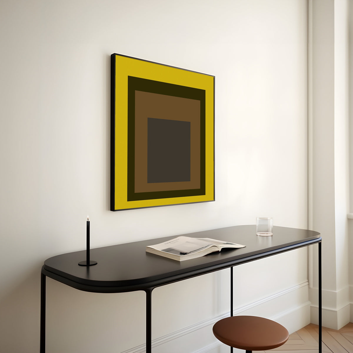 Harvest — Homage to the Square | Mid-Century Modern Art Print - 9ArtPrints