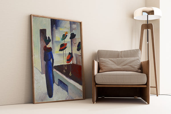 August Macke — Milliner's Shop (Hutladen) | Expressionist Fine Art Print