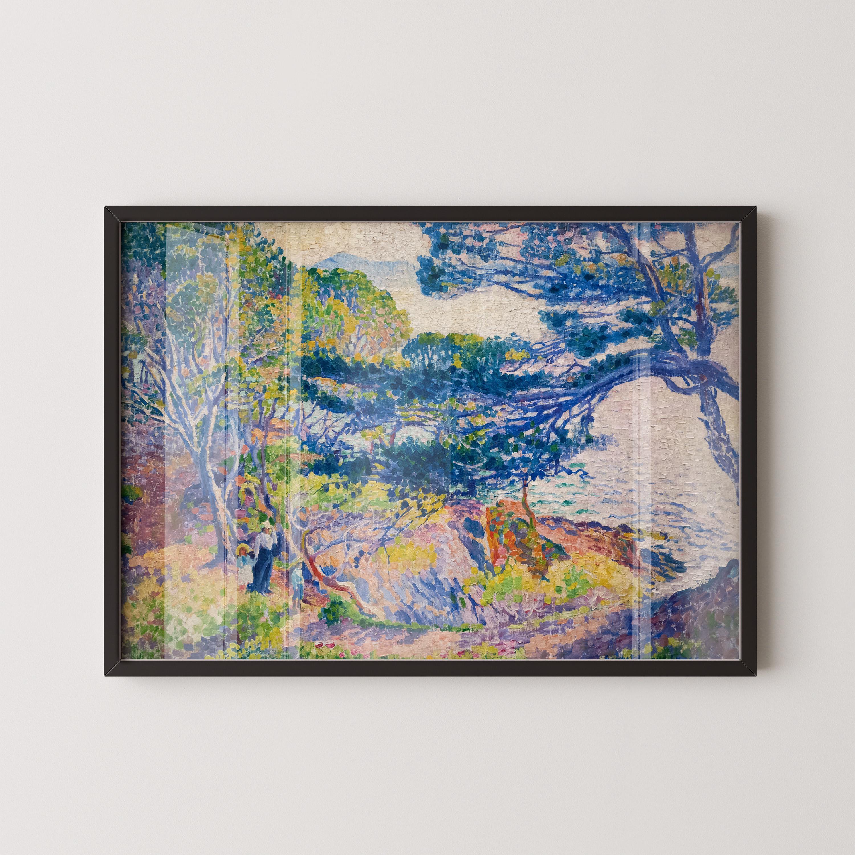 Henri - Edmond Cross - Cape Layet, Provence | Famous Impressionist Art (available handframed or unframed) - 9ArtPrints