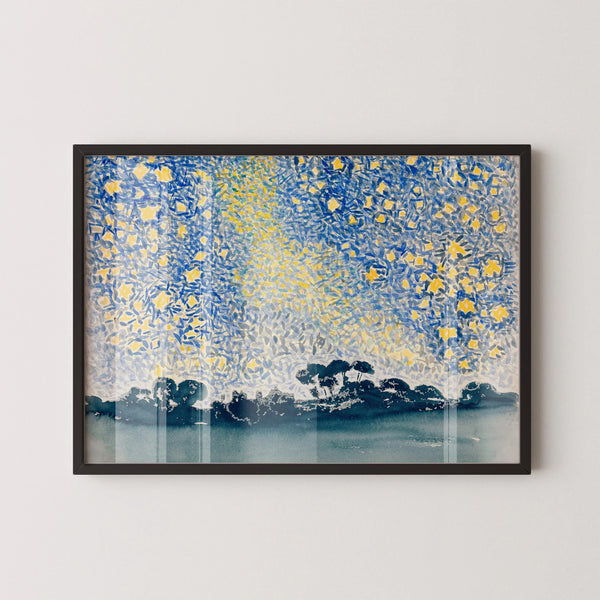 Henri-Edmond Cross — Landscape with Starry Sky | Fine Art Print
