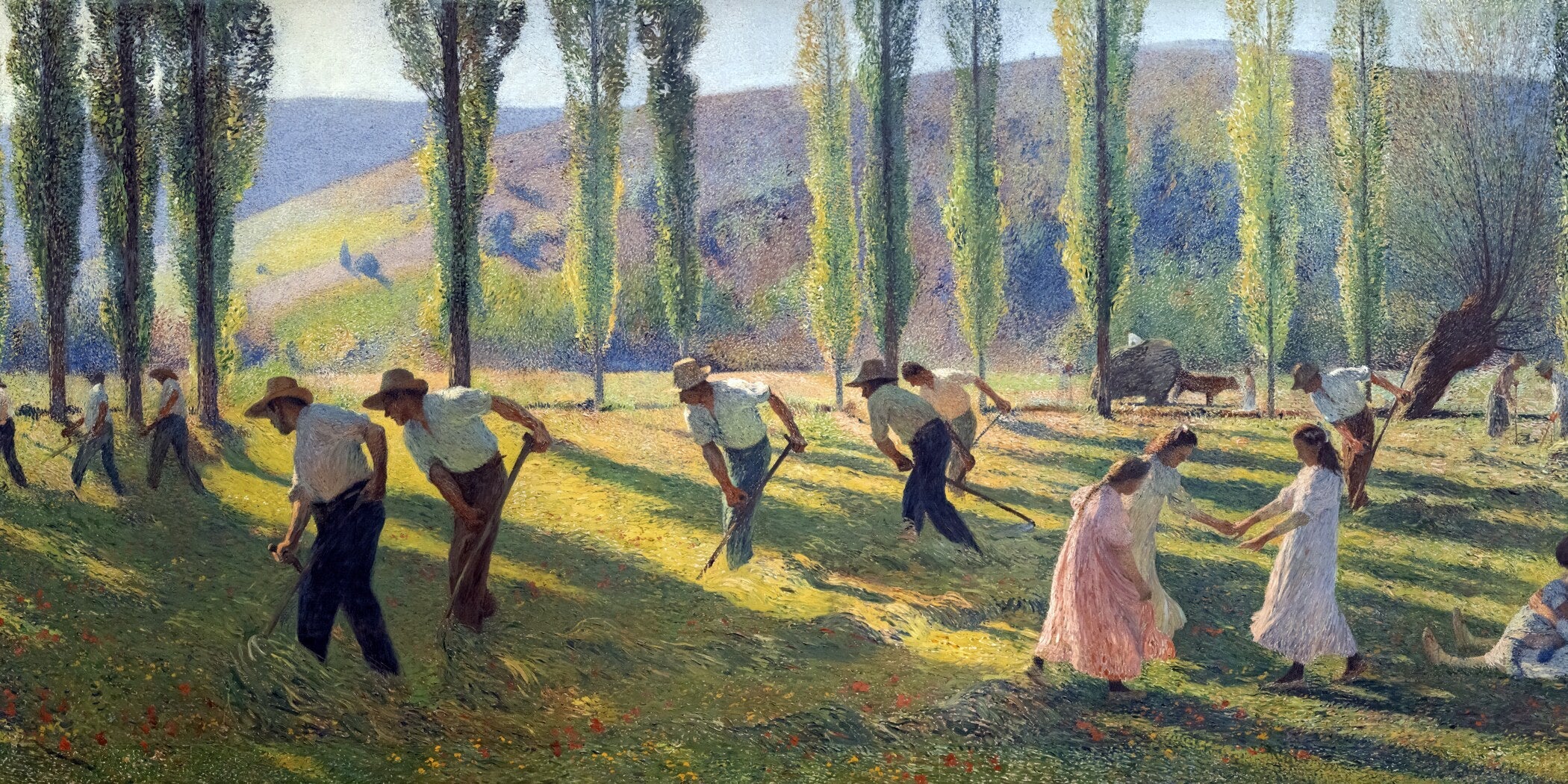 Henri Martin — Mowers (Summer) | Pointillist Landscape Print - 9ArtPrints