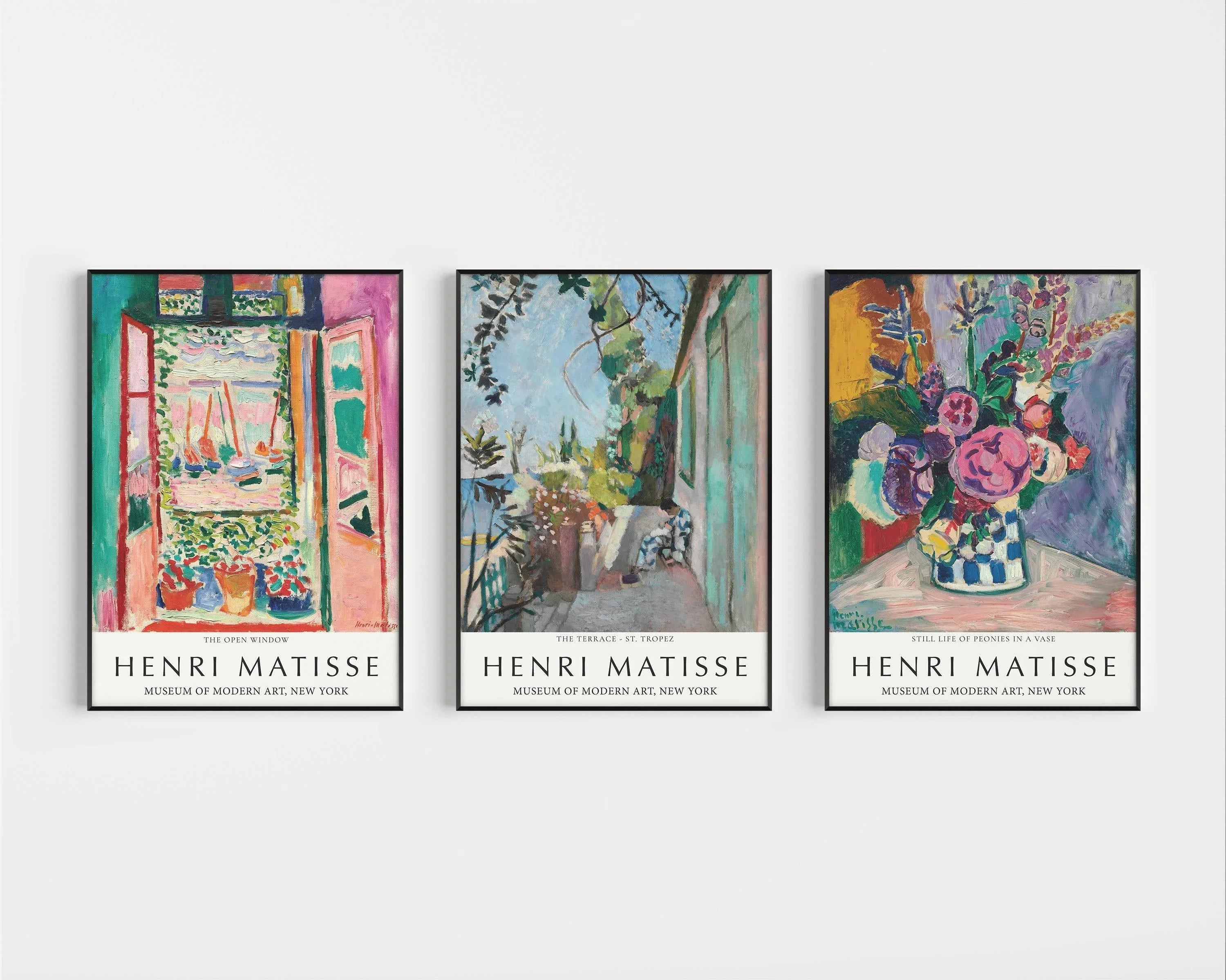 Henri Matisse Art Print Set: Fauvist Vintage Gallery Wall - 9ArtPrints