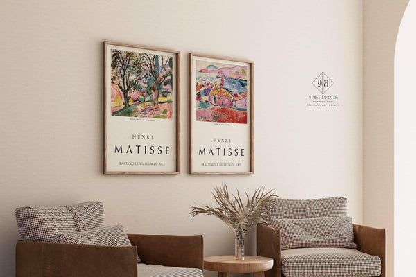 Henri Matisse — Statement Duo | Olive Trees & View of Collioure | Art Print