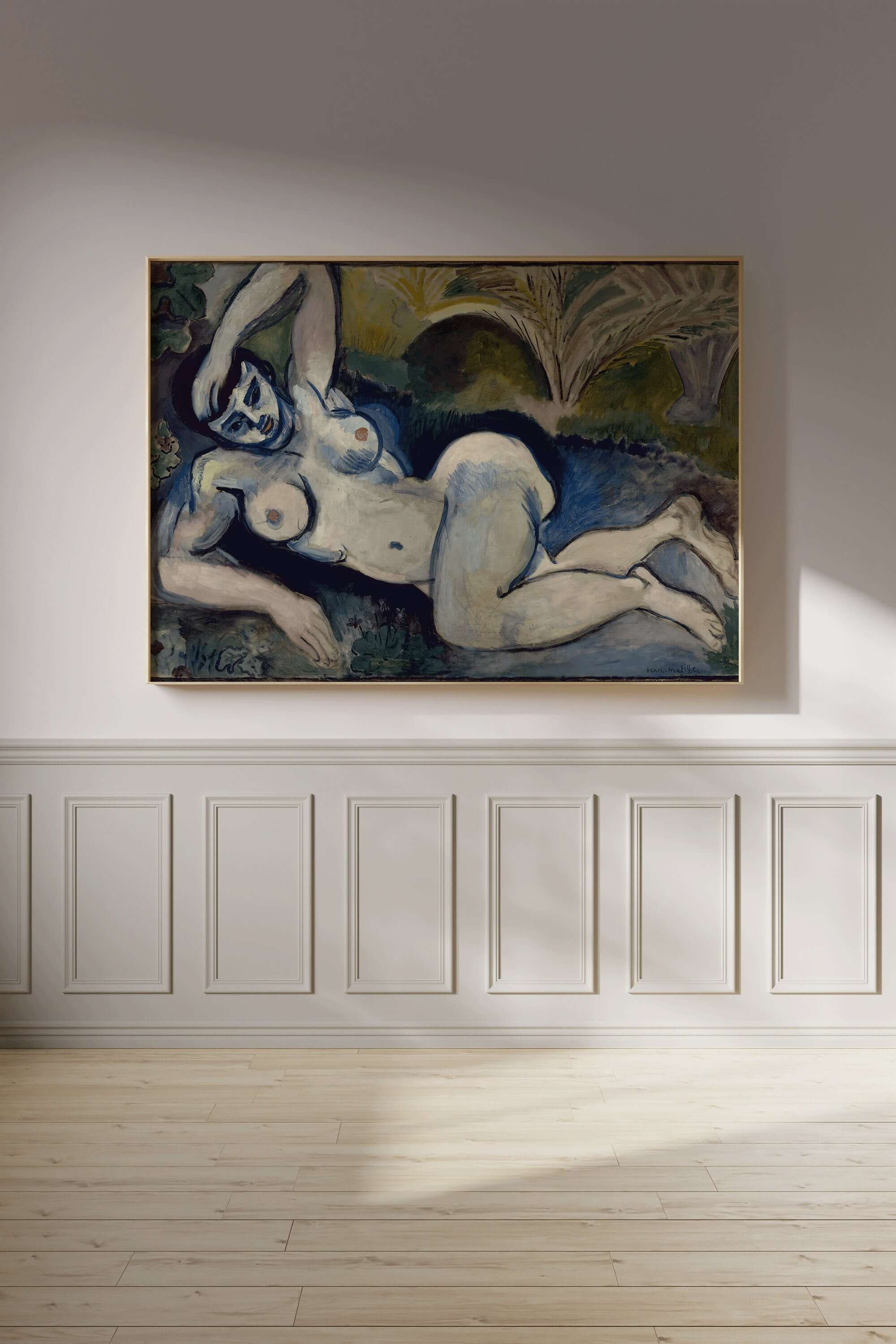 Henri Matisse - Blue Nude (1907) | Famous Painting (available unframed or framed ready to hang) - 9ArtPrints