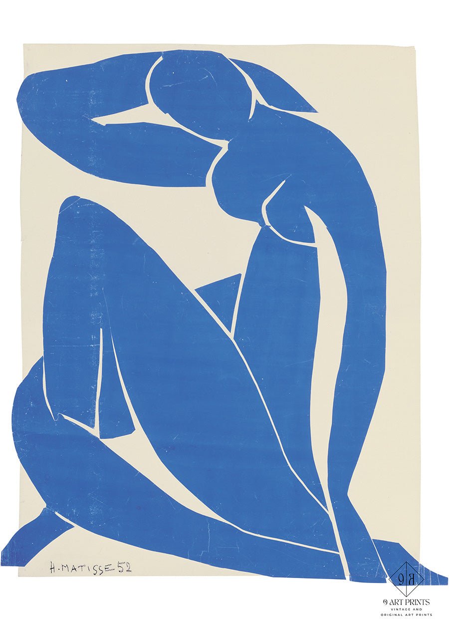 Henri Matisse - Blue Nude II | Famous Art (available handframed or unframed) - 9ArtPrints