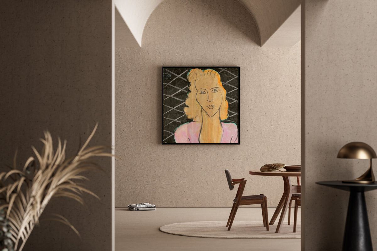 Henri Matisse — Girl in a Pink Dress | Fine Art Print - 9ArtPrints