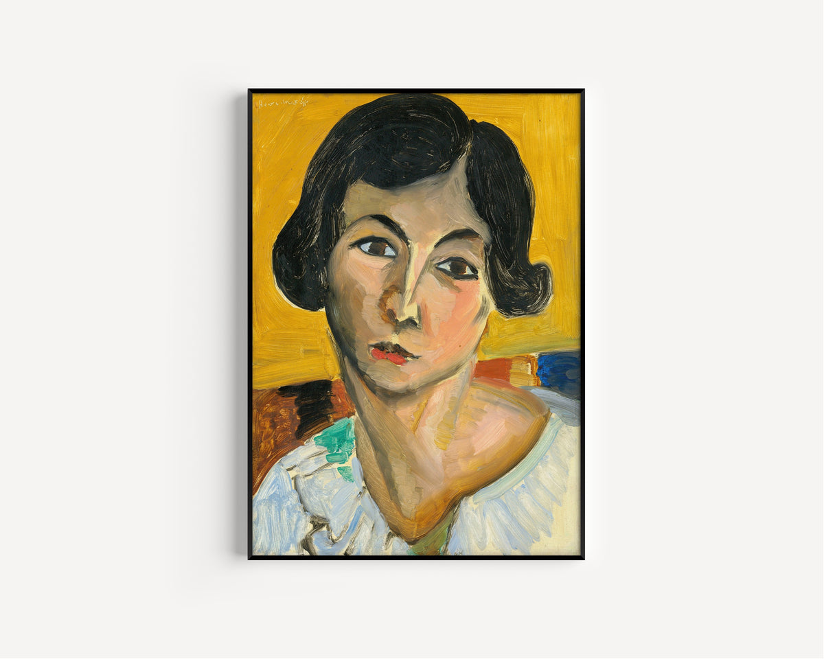 Henri Matisse — Head of a Woman Leaning (Lorette) | Fine Art Print - 9ArtPrints