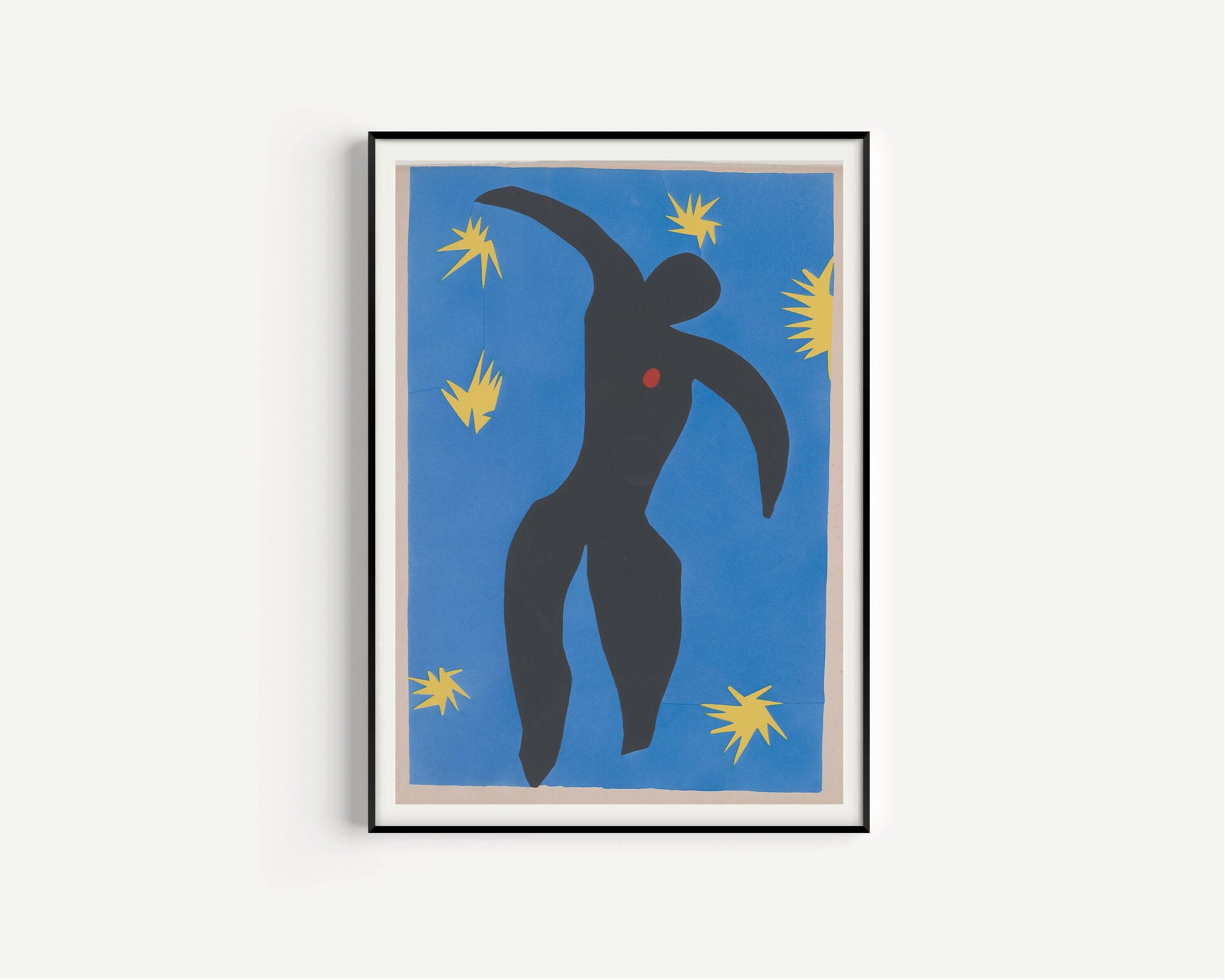 Henri Matisse - Icarus | Famous Art Papier Decoupes (available framed or unframed) - 9ArtPrints