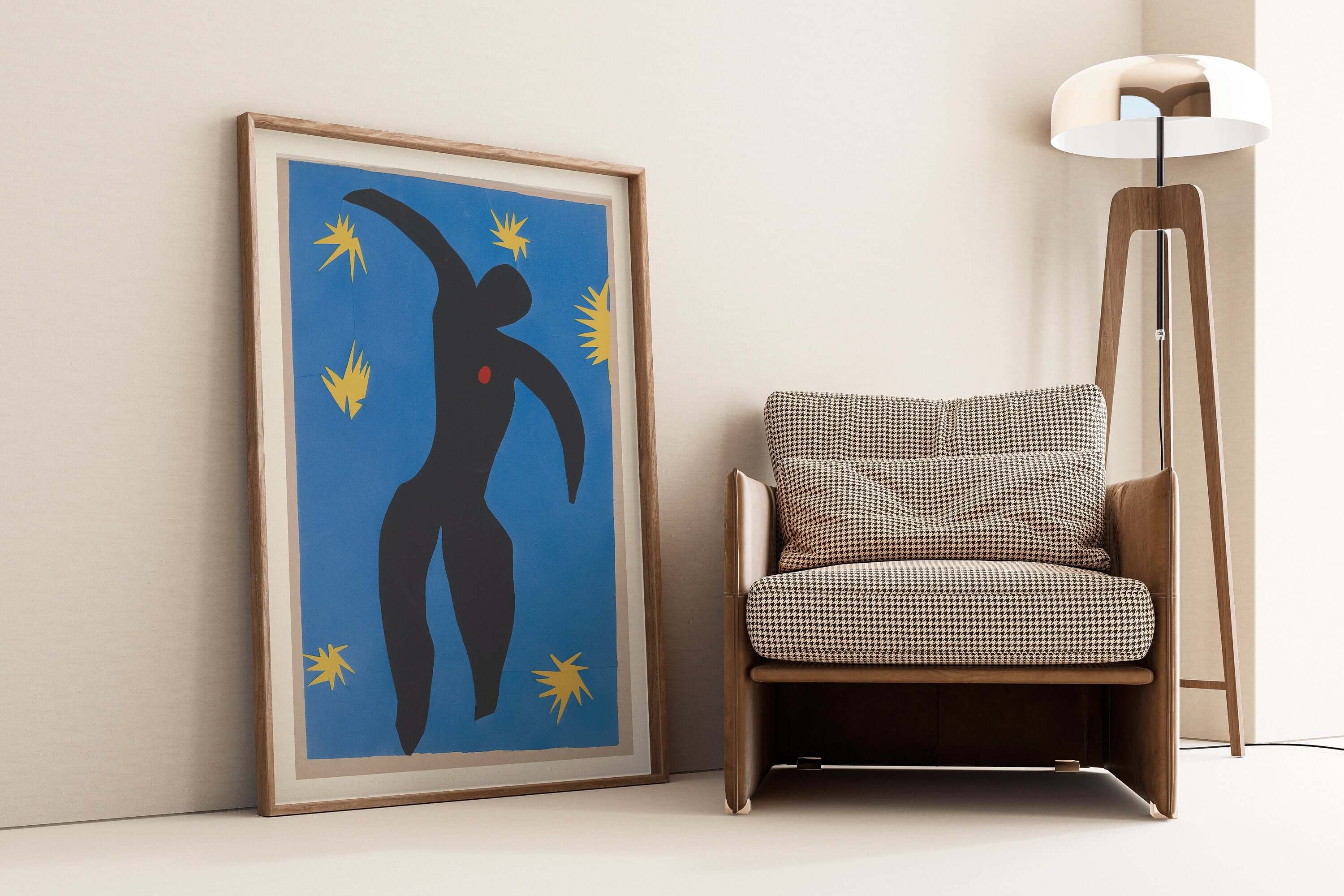 Henri Matisse - Icarus | Famous Art Papier Decoupes (available framed or unframed) - 9ArtPrints