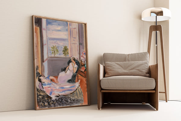 Henri Matisse — Interior with Two Figures, Open Window | Fine Art Print