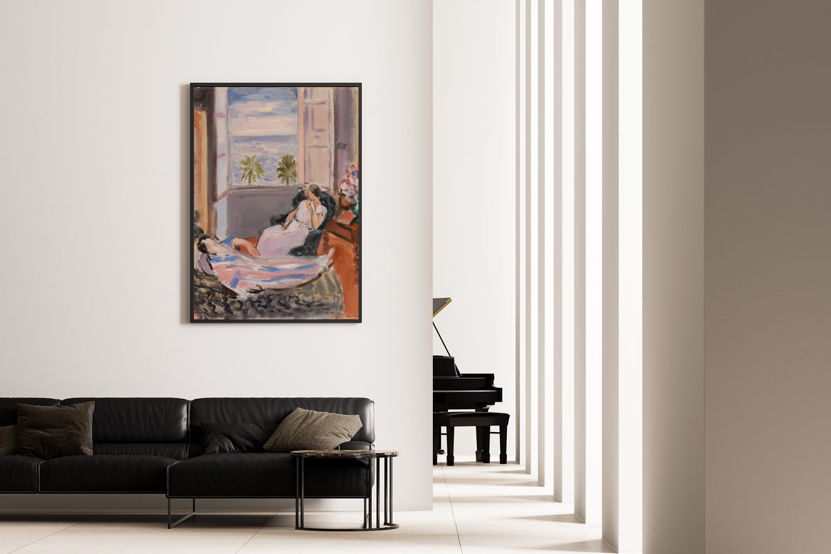 Henri Matisse — Interior with Two Figures, Open Window | Fine Art Print - 9ArtPrints