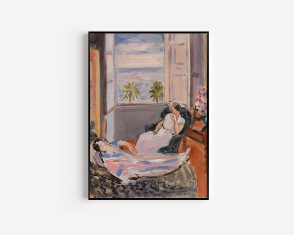 Henri Matisse — Interior with Two Figures, Open Window | Fine Art Print