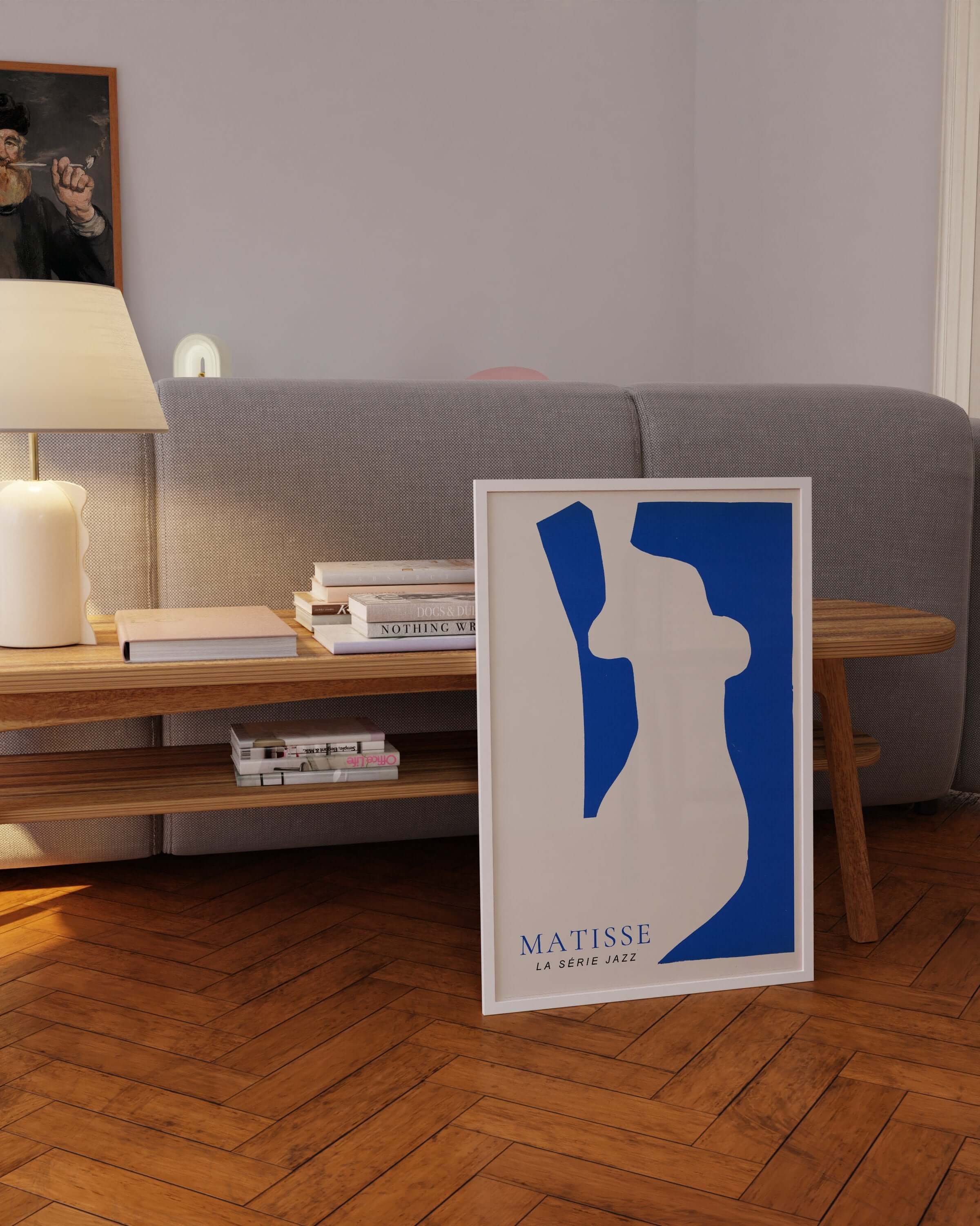 Henri Matisse - Jazz | Papier Decoupes Print in blue (available framed or unframed) - 9ArtPrints