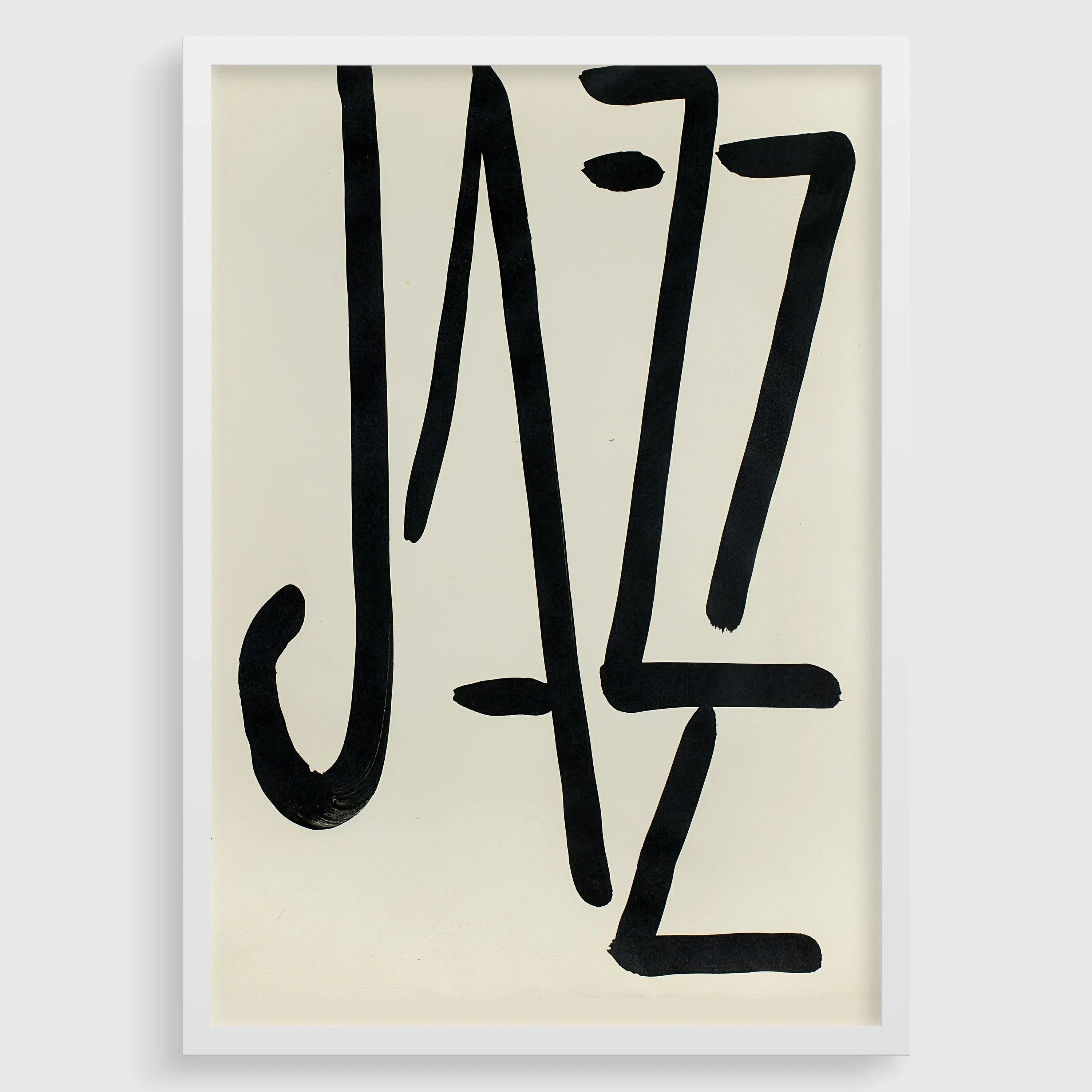 Henri Matisse JAZZ Poster: Mid - Century Modern Typography Art Print - 9ArtPrints