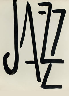 Henri Matisse — JAZZ | Mid-Century Modern Typography Print