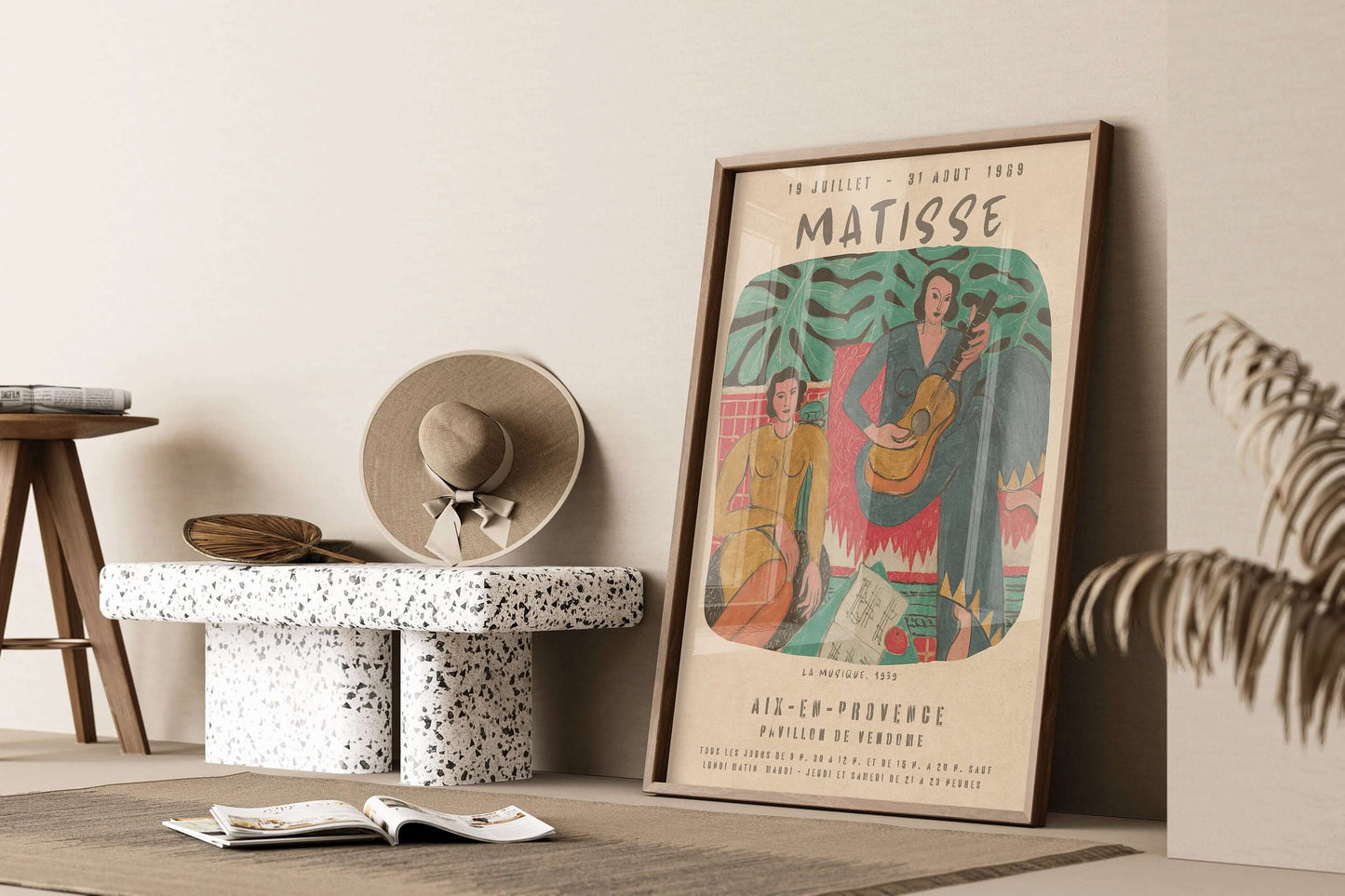 Henri Matisse - La Musique | Famous Painting Exhibition Poster (available framed or unframed) - 9ArtPrints