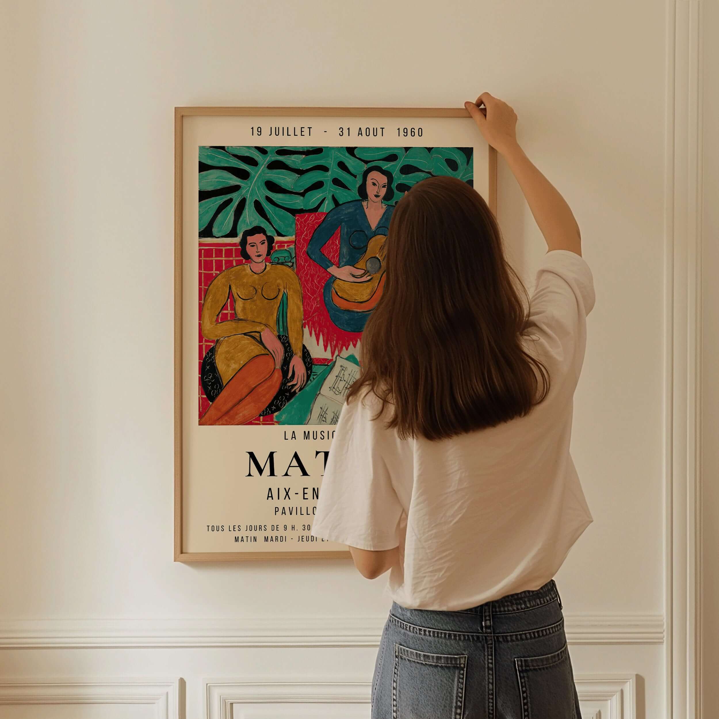 Henri Matisse - La Musique | Famous Painting Exhibition Poster (available framed or unframed) - 9ArtPrints