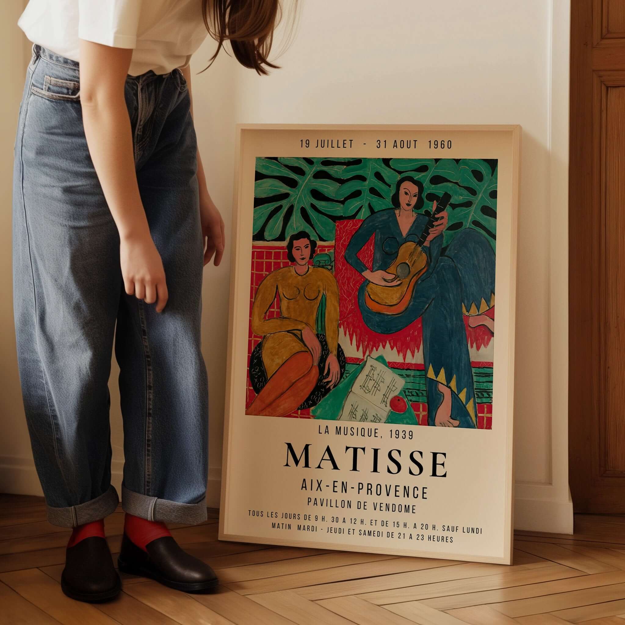 Henri Matisse - La Musique | Famous Painting Exhibition Poster (available framed or unframed) - 9ArtPrints