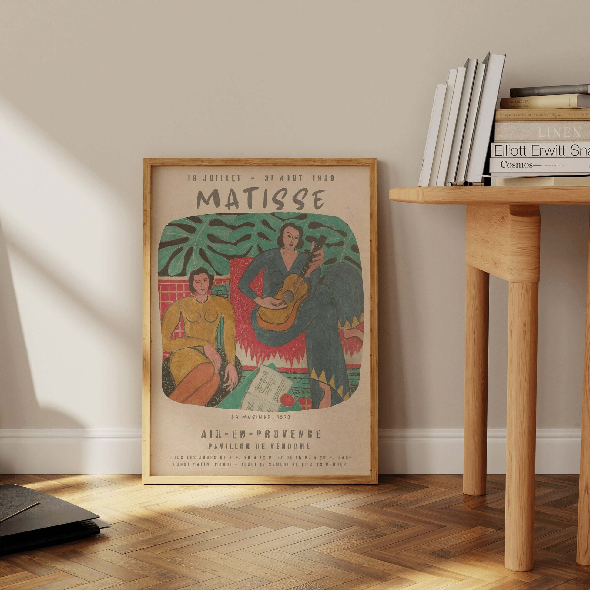 Henri Matisse - La Musique | Famous Painting Exhibition Poster (available framed or unframed) - 9ArtPrints