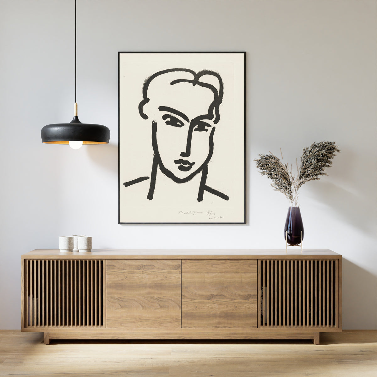 Henri Matisse — Large Head of Katia | Fine Art Print - 9ArtPrints