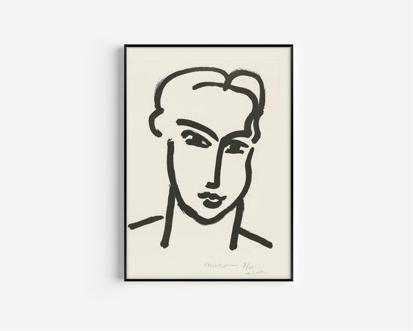Henri Matisse — Large Head of Katia | Fine Art Print