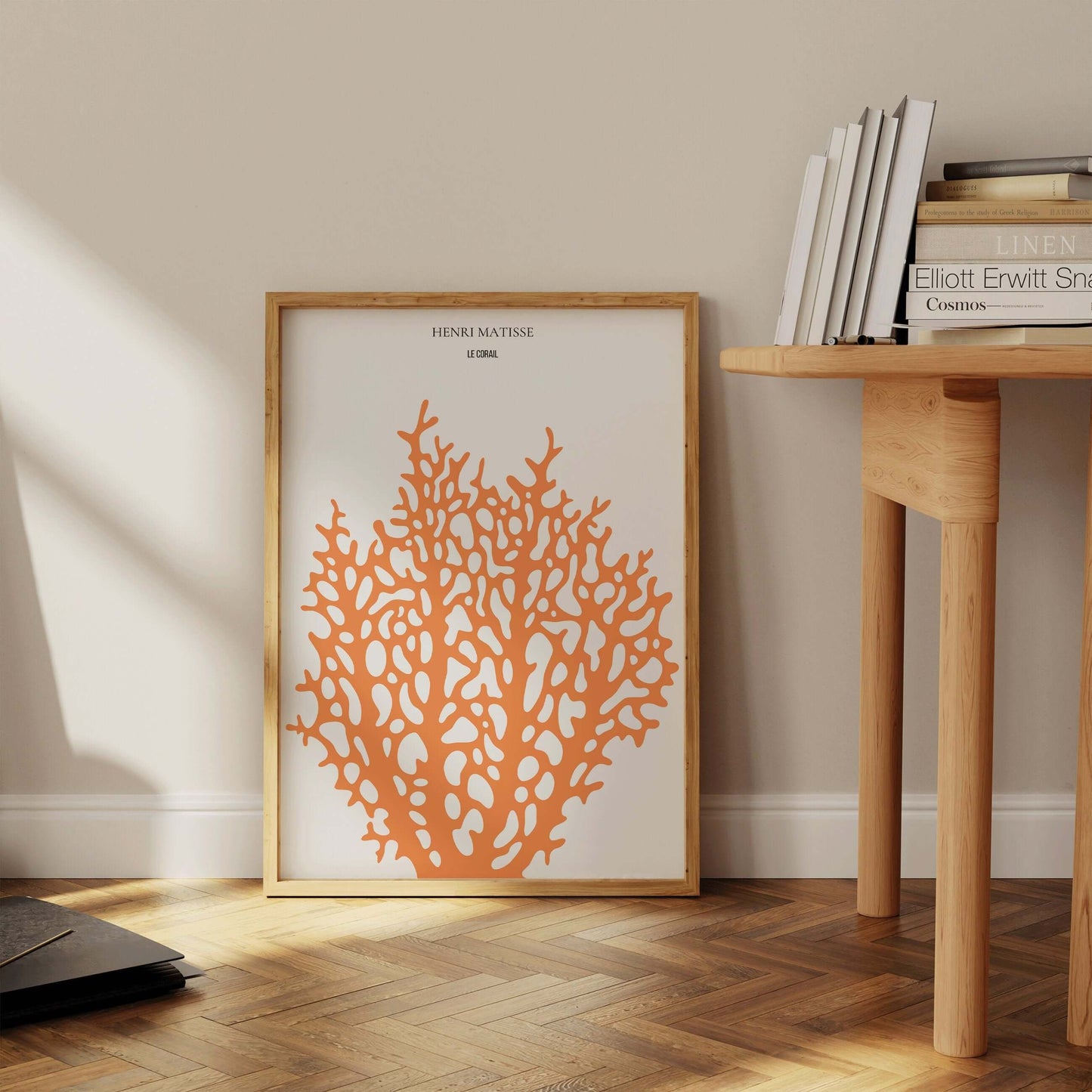 Henri Matisse - Le Corail 'Coral' | Exhibition Poster in Orange (available framed or unframed) - 9ArtPrints