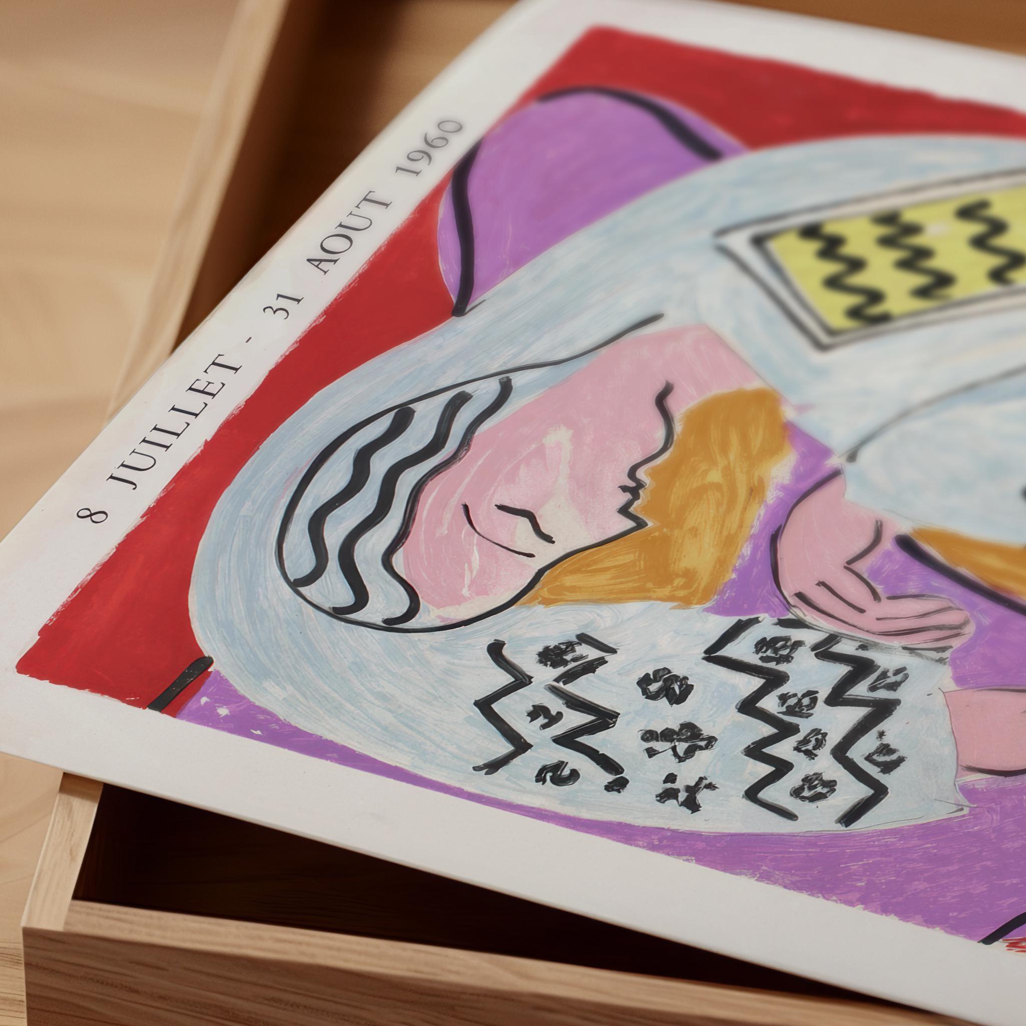 Henri Matisse - Le Rêve (The Dream) | Iconic Vintage Mourlot Exhibition Poster in Stunning Giclée Print (Handframed or Unframed) - 9ArtPrints