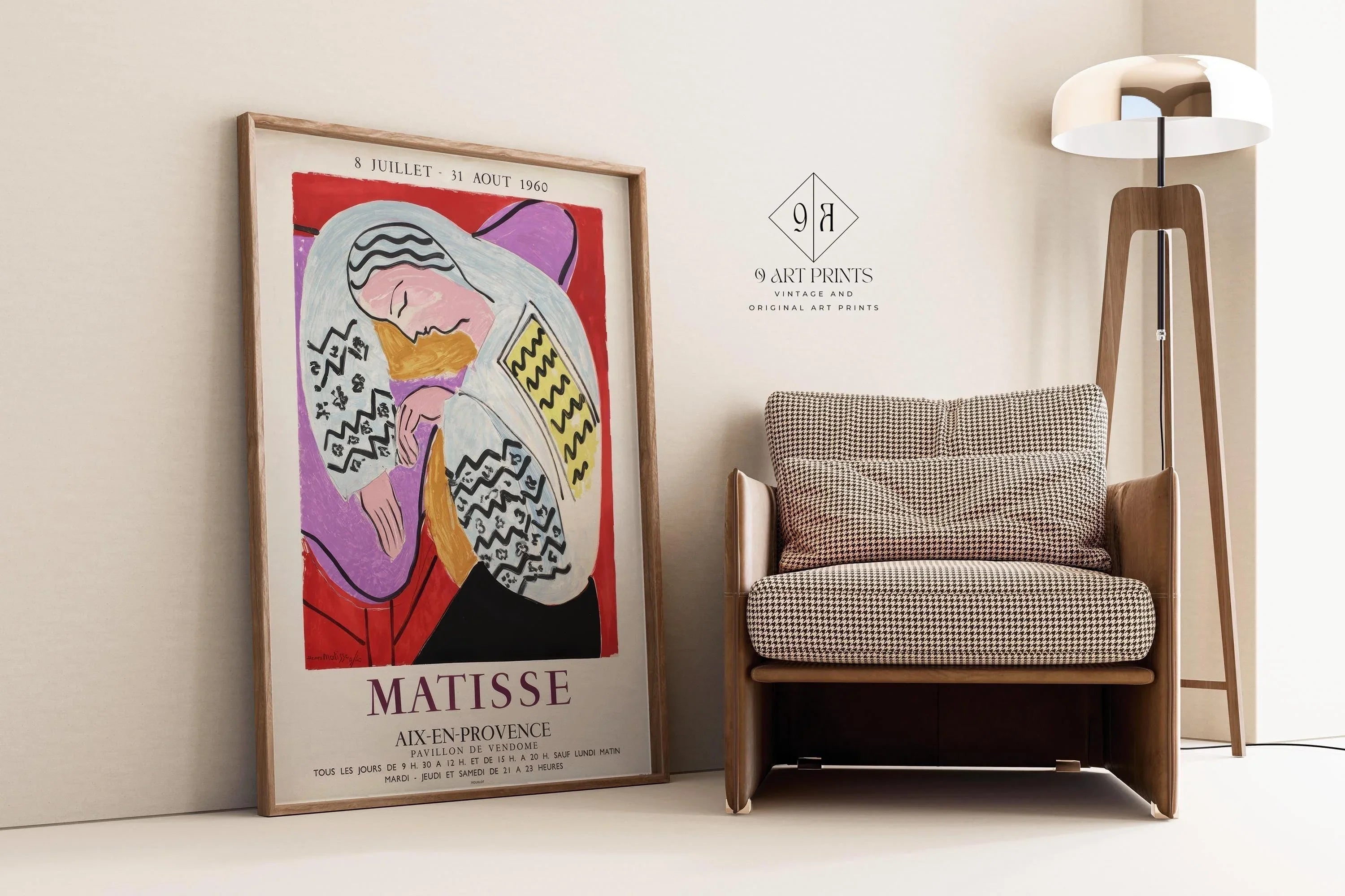 Henri Matisse - Le R√™ve Exhibition Giclee Print (Framed or Unframed) - 9ArtPrints