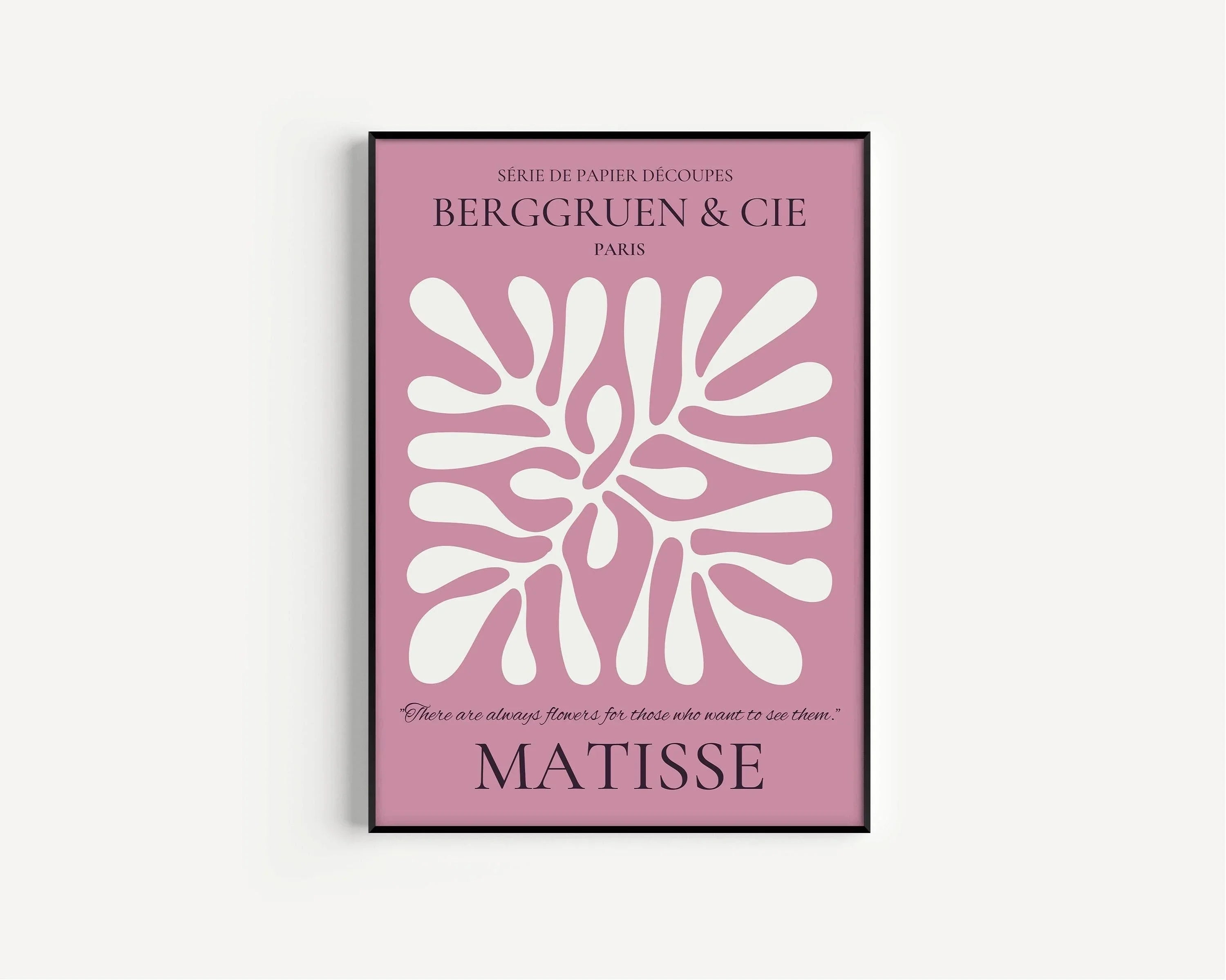 Henri Matisse 'Leaf' Exhibition Poster: Giclee Art Print - 9ArtPrints