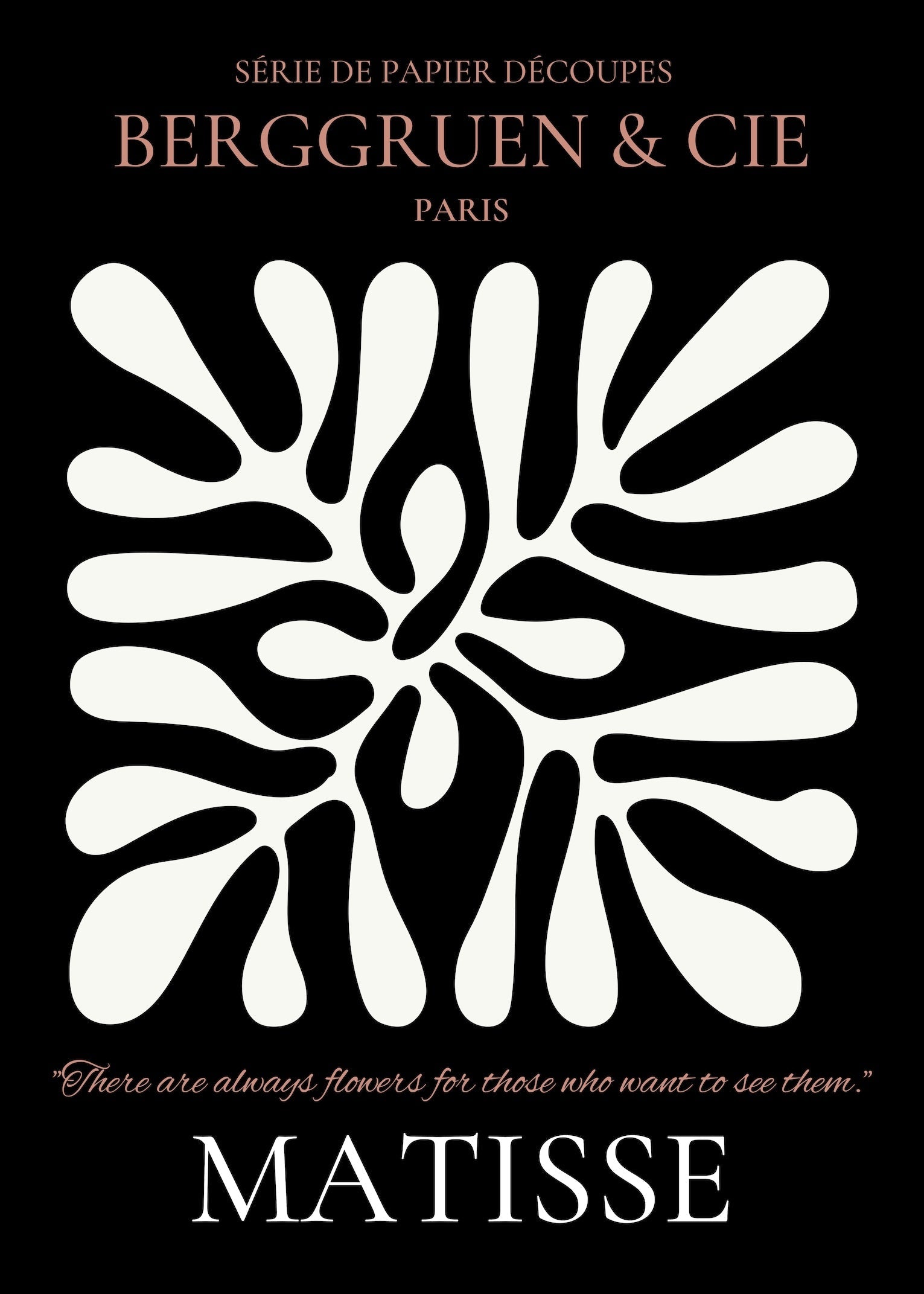 Henri Matisse — Leaf | Papiers Découpés Exhibition Print in Black & Brown - 9ArtPrints