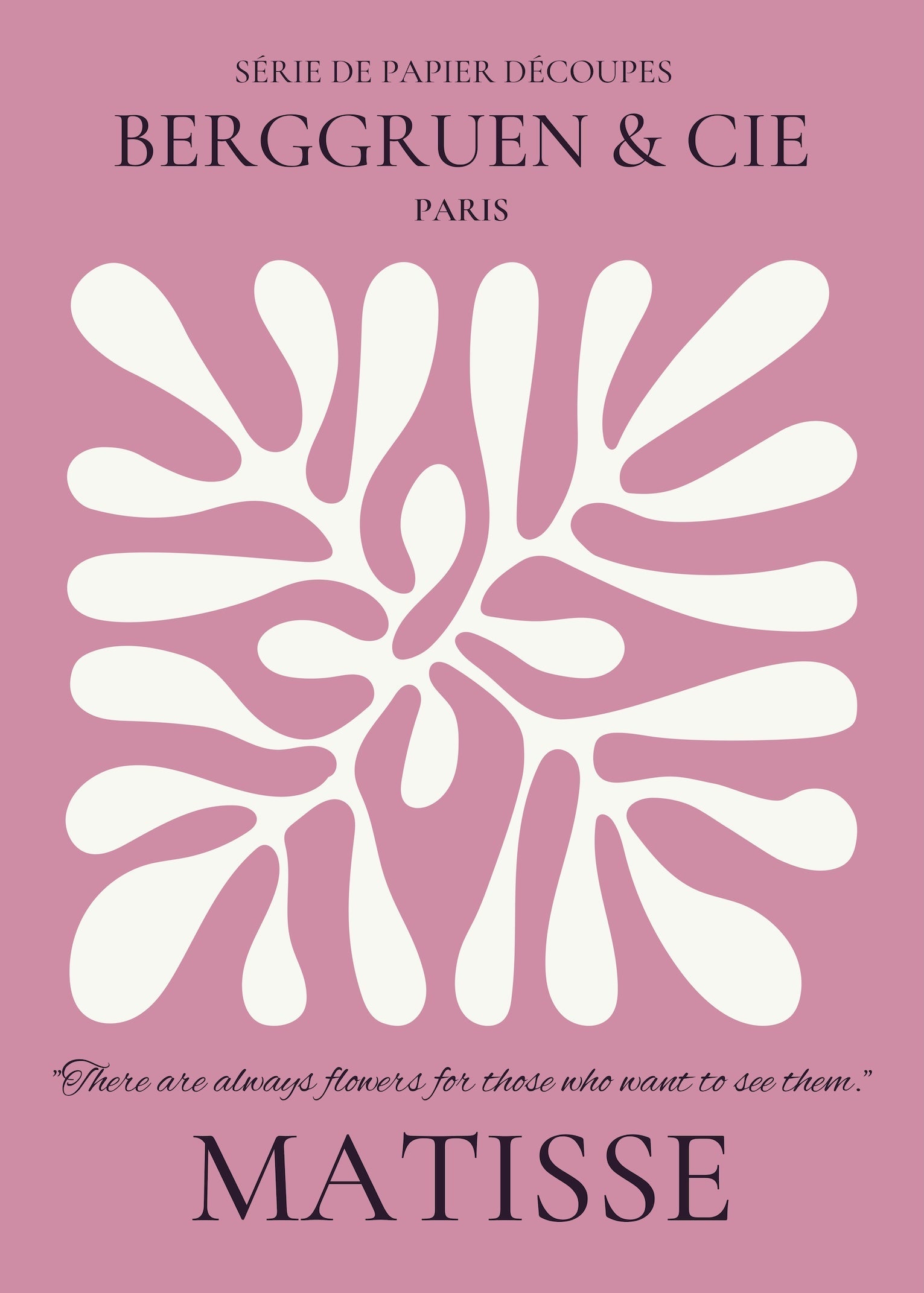 Henri Matisse — Leaf | Papiers Découpés Exhibition Print in Lilac - 9ArtPrints