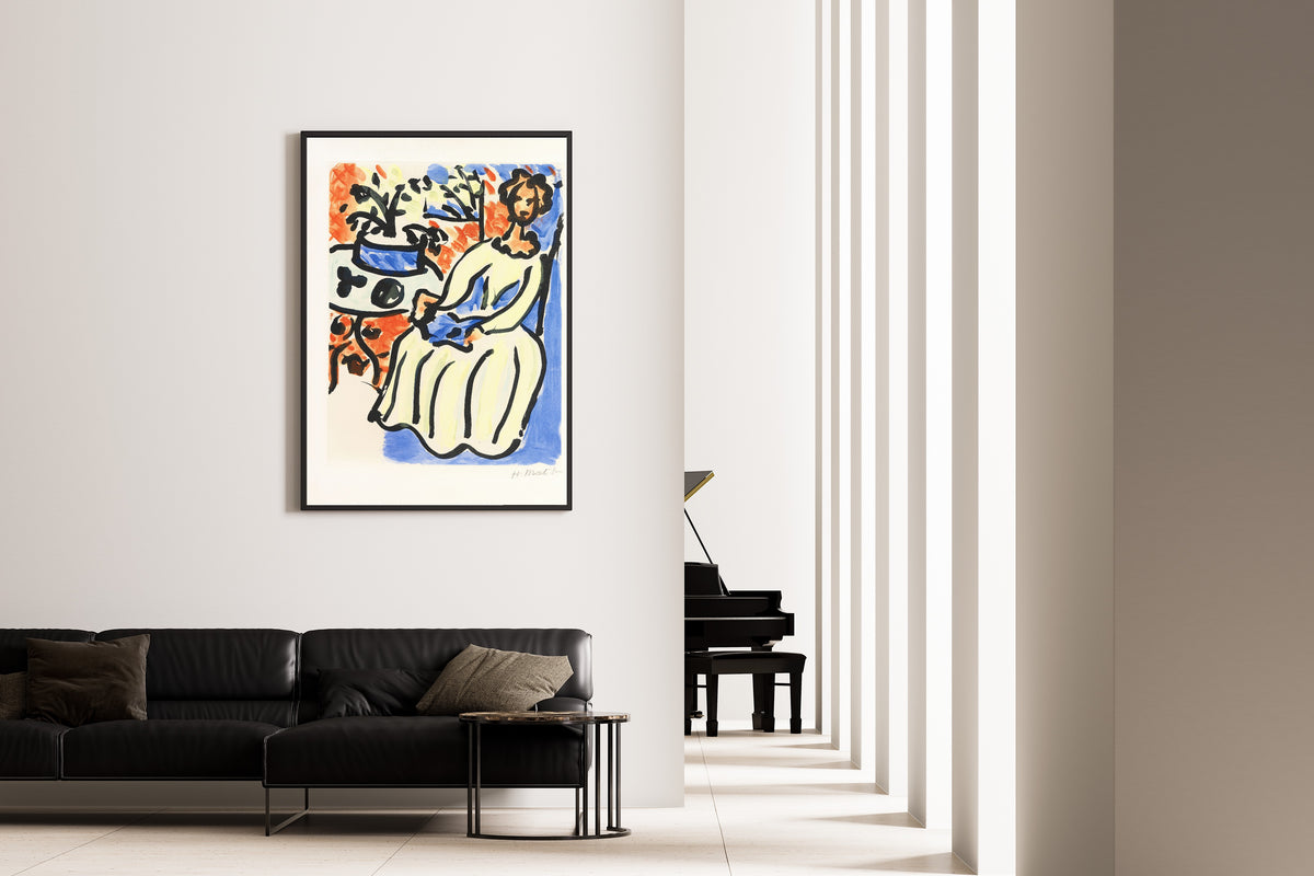 Henri Matisse — Marie-José in a Yellow Dress | Fine Art Print - 9ArtPrints