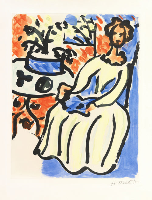 Henri Matisse — Marie-José in a Yellow Dress | Fine Art Print - 9ArtPrints