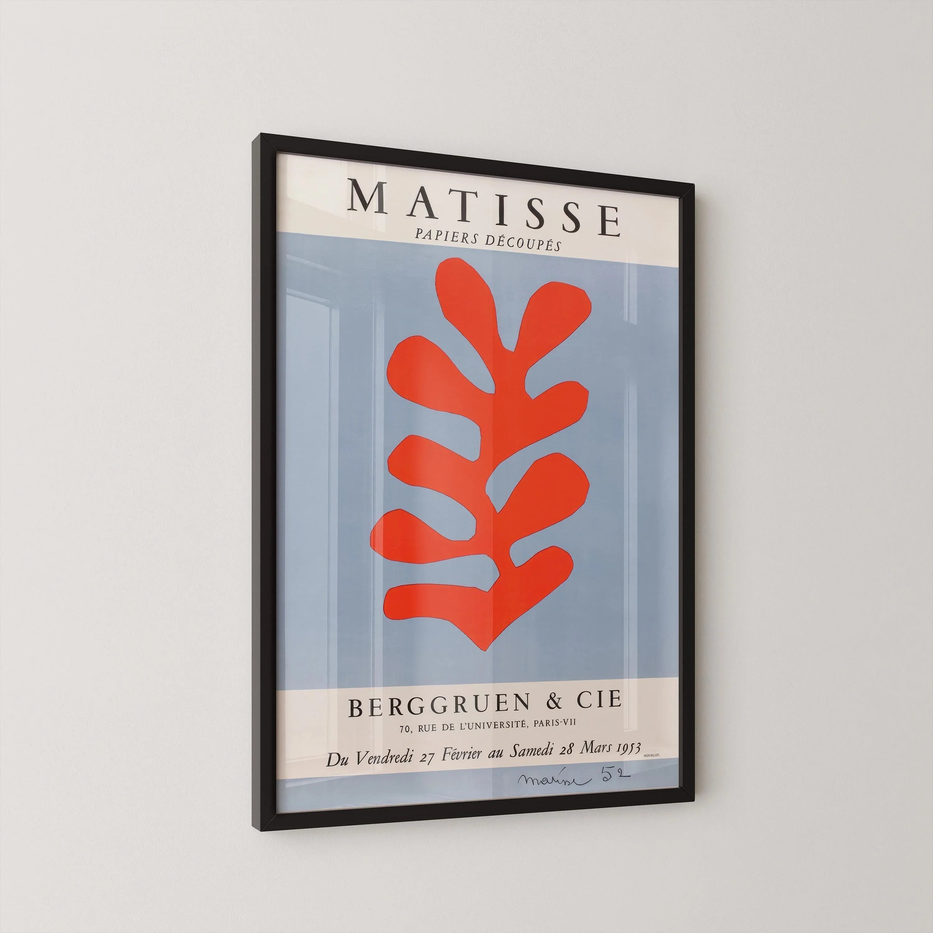 Henri Matisse 'Papier Decoupes' Exhibition Giclee Print (Framed or Unframed) - 9ArtPrints