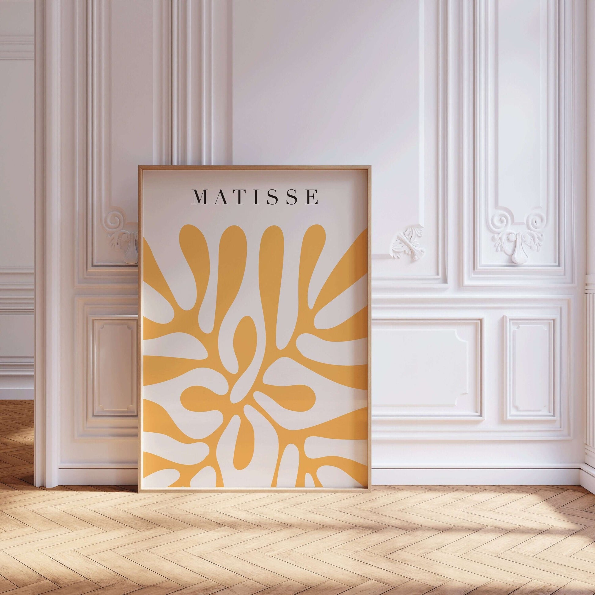 Henri Matisse - Papier Decoupes in Yellow | Famous Art (available framed or unframed) - 9ArtPrints